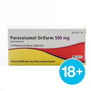 Paracetamol Orifarm 500 mg - 10 tabletter