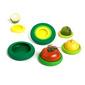FOOD HUGGERS® set 5 runde Fresh Greens