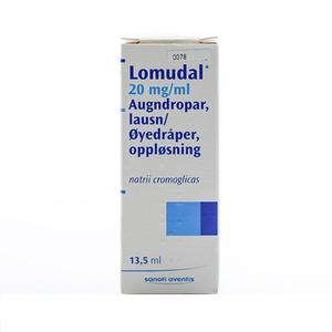 Lomudal Øjendråber 2care4 20 mg/ml - 13,5 ml