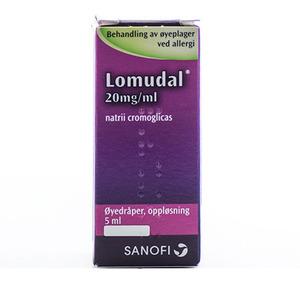 Lomudal Øjendråber 2care4 20 mg/ml - 5 ml