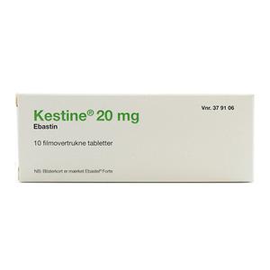 Kestine 20 mg 2care4 - 10 tabletter
