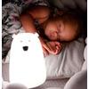 Rabbit & Friends silikone lampe 16cm (USB) fjernbetjening - hvid