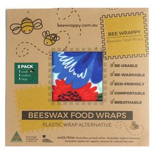 Bee Wrappy Beeswax Food Wraps - 3 Pack