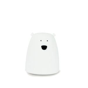 Rabbit & Friends natlys i silikone m. batteri 10 cm - hvid