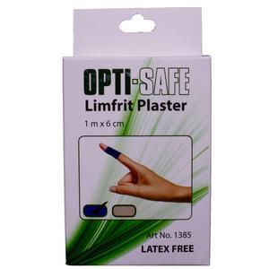 Opti-Safe limfrit plaster, blå - 1 meter