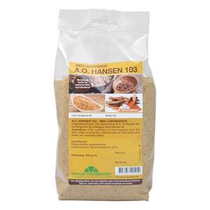 A. O. Hansen 103 urteblanding med lakridsrod - 400 gram