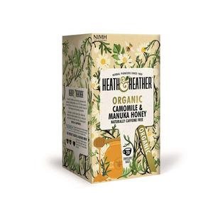 Heath & Heather Organic Camomile & Manuka Ø - 20 breve