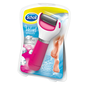 Scholl Elektrisk Velvet Diamonds Fodfil, Pink - 1 stk.