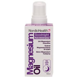 NordicHealth Magnesium Spray GoodNight, søvn 100 ml - Med24.dk