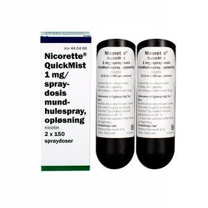 Nicorette Quickmist mundhulespray - 2 x 150 doser