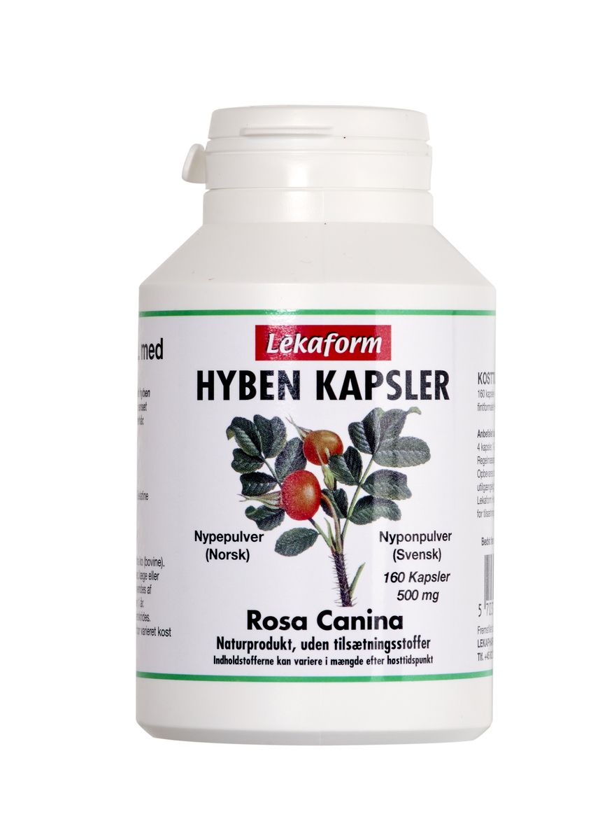 Lekaform Hybenkapsler - 160 kaps.