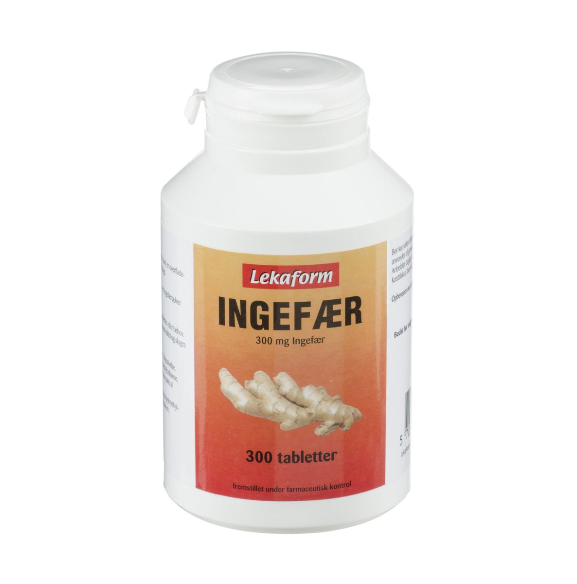 Lekaform Ingefær - 300 tabl.