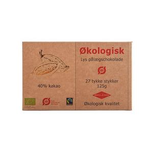 Økoladen Lys Pålægschokolade - 125 g