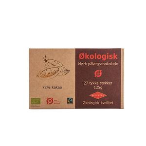 Økoladen Mørk Pålægschokolade - 125 g