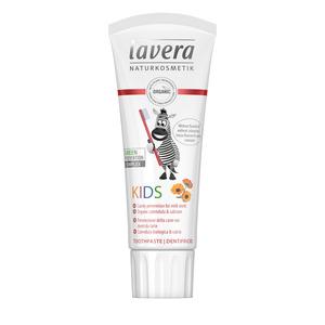 Børnetandpasta Kids Basis Sensitiv jordbær/hindbær - 75ml