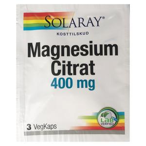 Solaray Magnesium Citrat - Gratis vareprøve