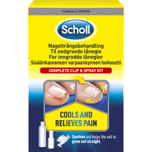 Scholl behandling af nedgroede tånegle - komplet behandling