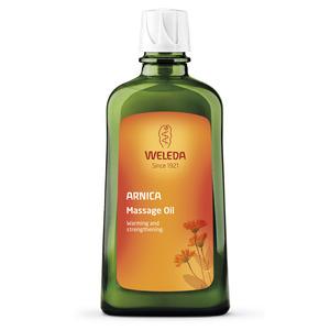 Weleda Arnica Massage Oil massageolie sport ømme muskler blå mærker - Med24.dk