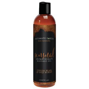 Intimate Earth - Massageolie kakao/gojibær 120 ml