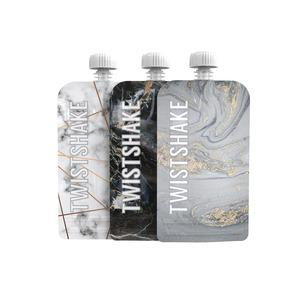 Twistshake Squeeze Bag 220 ml, Marmor - 3 stk