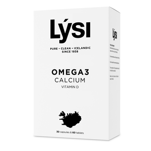 Lýsi Omega-3 Calcium - 30 + 60 stk