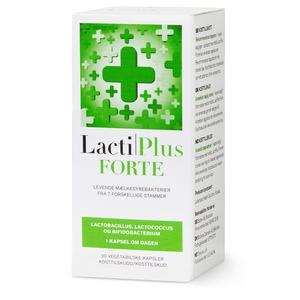 Lacti Plus Forte med15 milliarder mælkesyrebakterier 30 kapsler