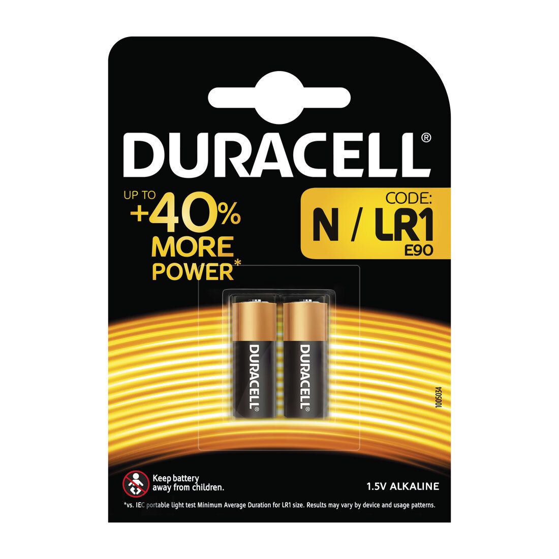 Køb Duracell LR1 1,5V Alkaline 2 stk billigt hos Med24.dk