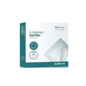 Klinion L-Mesitran Hydrogelplade med border kan med fordel påføres direkte på såret, da den har en antibakteriel effekt