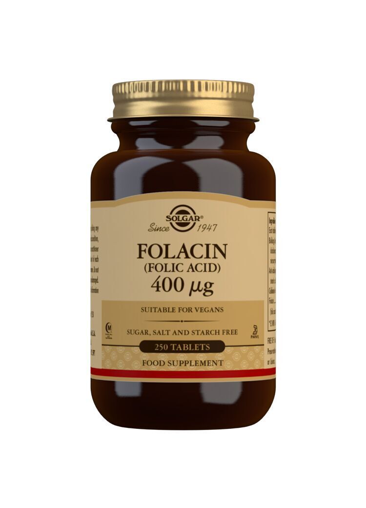 Solgar Folacin (Folinsyre) 400 µg - 250 tab