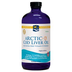 Nordic Naturals Torskelevertr.+D m.citrus Cod liver oil - 473 ml