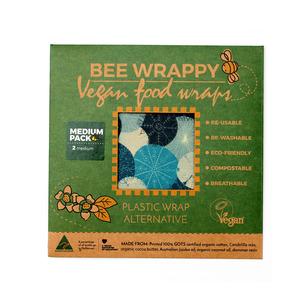 Bee Wrappy Vegan 2 pack Medium
