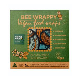 Bee Wrappy Vegan 2 pack Large