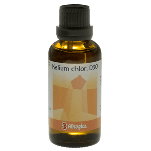 Kalium Chlor D30 50 Ml Fra Allergica