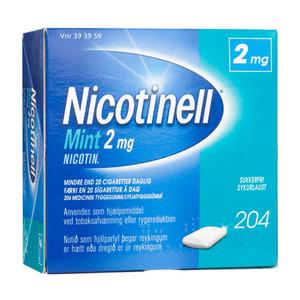 13: Nicotinell Tyggegummi (Mint) 2mg - 204 stk