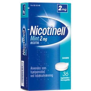 Nicotinell Sugetabletter 2 mg Mint - 36 stk.
