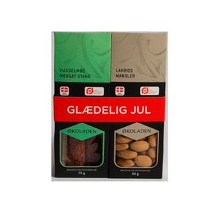 Økoladen Sampak med mandler og chokolade Ø - 165 g