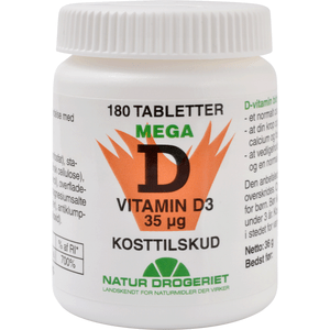 Natur-Drogeriet D3-vitamin 35 ug - 180 tab