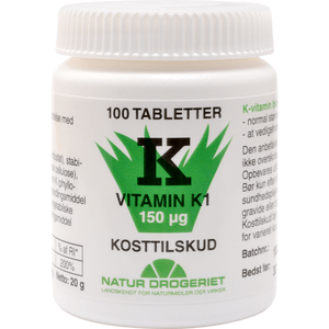 Natur-Drogeriet K1-vitamin 150 ug - 100 tab
