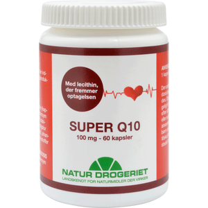 Q10 Super m. lechitin 100 mg - 60 kap - Med24.dk