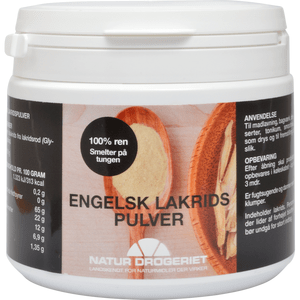 Natur-Drogeriet Lakridspulver engelsk - 150g