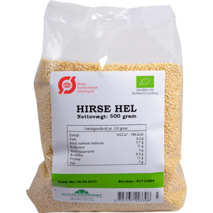 Natur-Drogeriet Hirsegryn hele Ø - 500 gr
