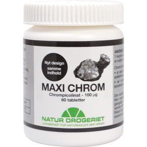 Natur Drogeriet Maxi Chrom tabletter (100 ug) - 60 stk.