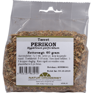 Natur-Drogeriet Tørret perikon anvendes som urte the 60 gram