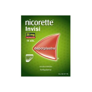 Nicorette Nikotin Invisi Plaster - 25mg/16t - 14 stk.