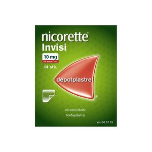 Nicorette Nikotin Invisi Plaster - 10mg/16t - 14 stk.