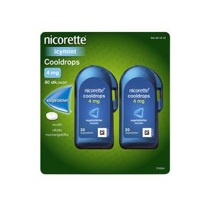 Nicorette Cooldrops 4 mg - 80 sugetabletter
