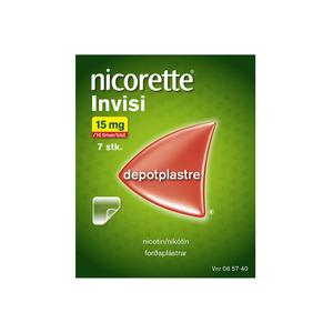 Nicorette Nikotin Invisi Plaster - 15mg/16t - 7 stk.