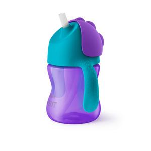 Philips Avent sugerørskop (9mdr+) 200ml - Lilla/Turkis