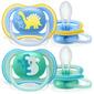 Avent Ultra Air sut, grøn/blå dino 18 mdr+ - 2 stk