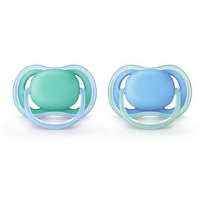 Avent Ultra Air sut, blå/grøn 6-18 mdr - 2 stk